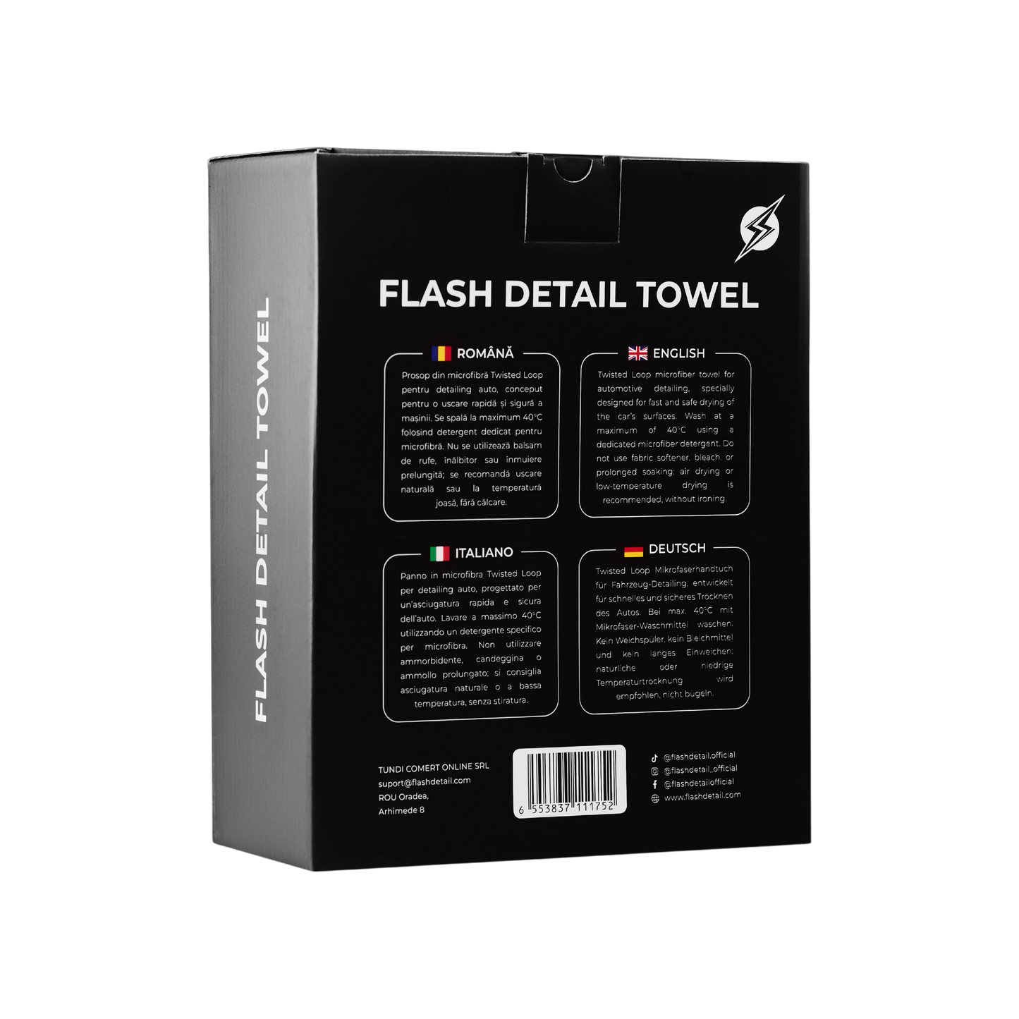 PROSOP FLASH DETAIL V2 - 850GSM - 90*70CM