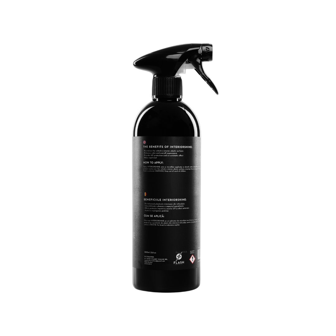 INTERIORSHINE SPRAY 1000ML - LUCIU BORD AUTO & DRESSING PLASTICE